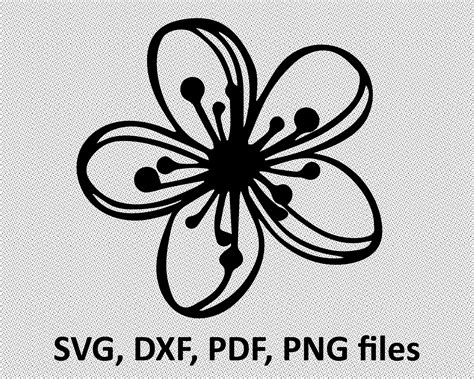 Download 771+ Free Flower SVG Files for Silhouette Silhouette